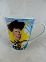 Disney Toy Story Mug coffee cocoa cup Buzz Lightyear &amp; Woody 2014 - £7.78 GBP