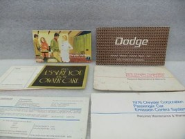 Dodge Monaco Charger Coronet Aspen Dart 1976 Owners Manual 16419 - £13.18 GBP