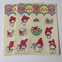 Vintage Sanrio 1976 1981 My Melody Sticker Sheets (Non Sticky) - £11.70 GBP