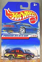 1999 Hot Wheels International Card #912 PORSCHE 911 GT3 CUP Purple Black Wing - £7.46 GBP