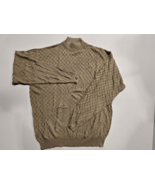 ESTES-Men&#39;s Large-Crew Neck Silk-Wool Tan Sweater - $34.66 CAD