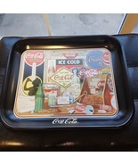 Vintage Coca Cola Metal Advertising Tray  - $14.03