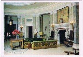 Postcard Vanderbilt Mansion Reception Hall National Historic Hyde Park New York - £3.13 GBP