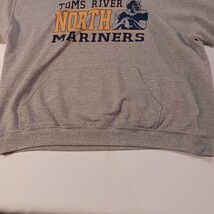 Gildan Toms River North Mariners Men's Gray Sweatshirt Hoodie Pullover Size XL image 5