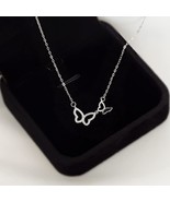 925 silver necklace women 925 sterling silver butterfly necklace jewelry... - £24.74 GBP