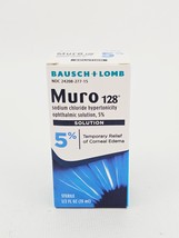 Bausch Lomb Muro 128 5% Ophthalmic Solution 0.5 oz BB7/25 - $330.35 MXN
