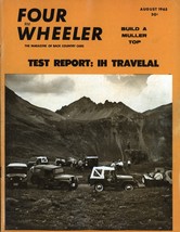 FOUR WHEELER Magazine August 1965 Off-Roading, Build a Muller Top - £7.46 GBP