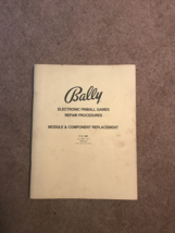 Bally Pinball Electronic Repair Procedures 1977 FO-560 Module Component ... - $17.50
