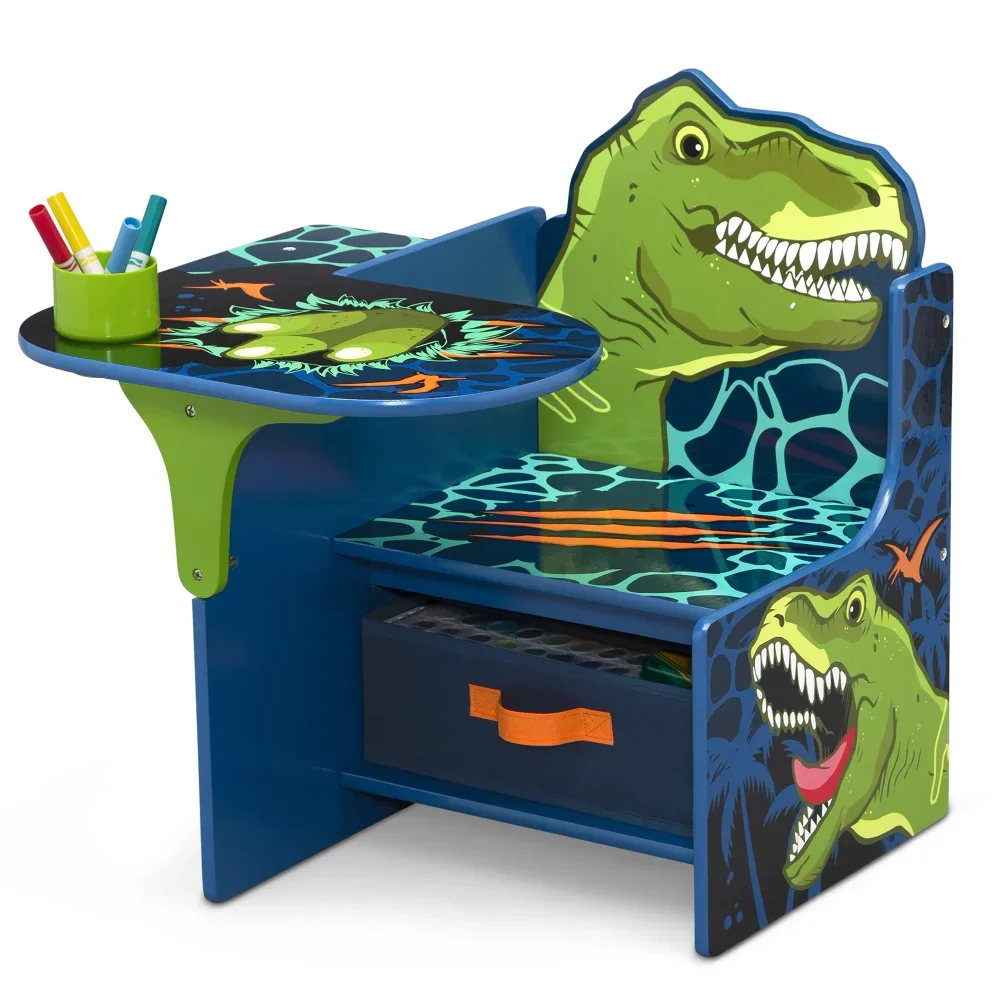 Delta Children Dinosaur Chair Desk with Storage Bin - Greenguard Gold Ce... - $125.19