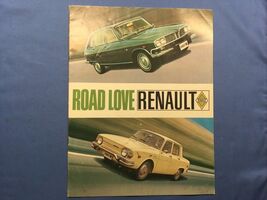 RENAULT - R10 -  R16 " ROAD LOVE "  SL 2/71 - 1971 - BROCHURE ENGLISH US... - $29.67
