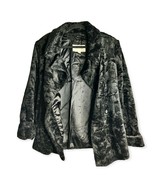 Womens Vintage Enzo Angiolini Black Faux Fur Satin Lined Jacket Coat Siz... - £15.11 GBP