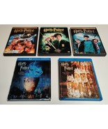 5 Harry Potter Movies DVD And Blu Ray 10 Discs Total Special Features - £21.20 GBP
