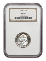 1954 25C NGC PR67 - £44.67 GBP