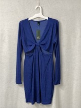 Women&#39;s Long Sleeve Cut Out Lurex Bodycon Dress - Wild Fable™ Lapis - Si... - £5.93 GBP