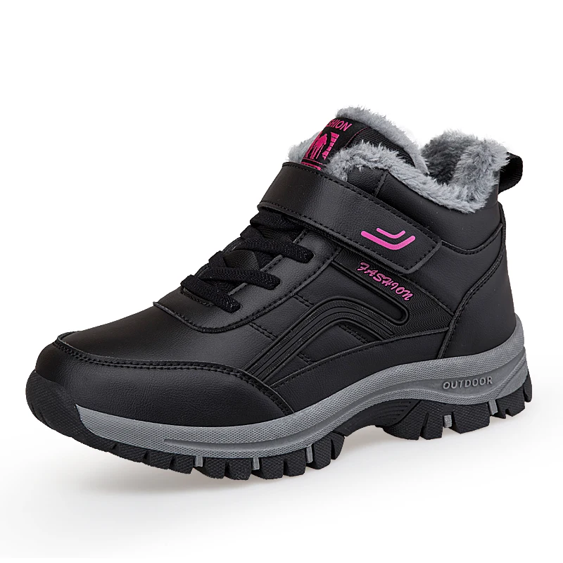 Super Warm Men boots Winter Snow Boots Waterproof Leather Sneakers Women... - $51.42