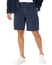 PAIGE Men&#39;s Thompson Stretch Twill Casual Classic Fit Shorts Deep Anchor... - £47.95 GBP