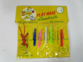 Vintage Dime Store Toy Play More Launderette Set Red - £6.24 GBP