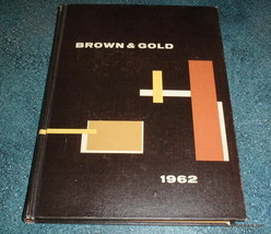 Vintage Western Michigan University WMU 1962 Yearbook Brown and Gold  - £19.06 GBP