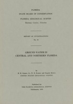 Ground Water in Central and Northern Florida by H. H. Cooper, Jr. - £7.18 GBP