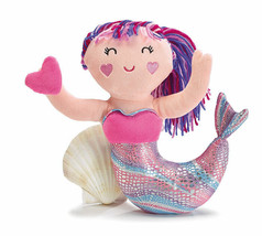 Burton and Burton Mermaid  Plush Valentine Heart  Stuffed Doll Toy Gift - $9.58