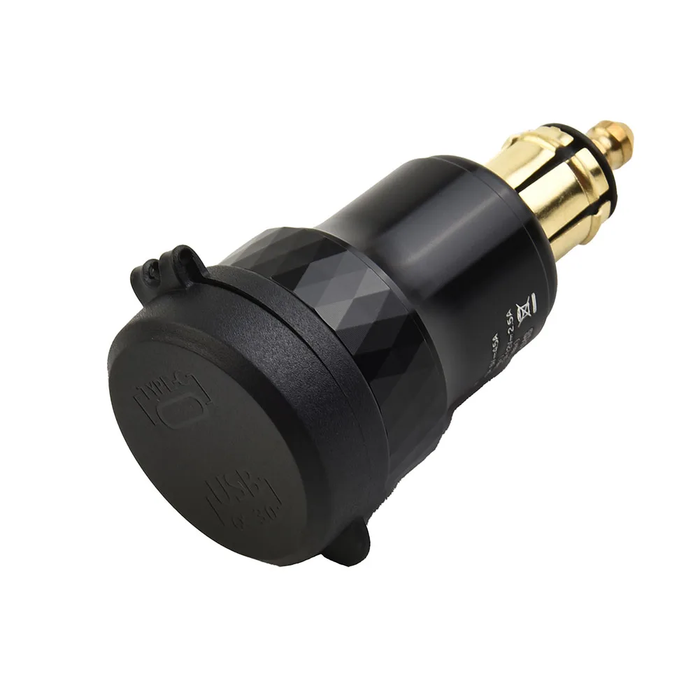 Motorcycle DIN Socket Dual USB Charger Adapter - 4.2A Dual USB, Waterproof, CN - £16.68 GBP