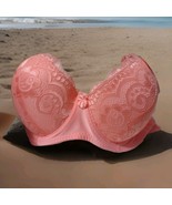 New Z Lingerie Padded Lace Bra Size 34B Peach - $10.87 CAD