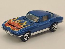 KIDCO 1963 SPLIT WINDOW BLUE FLAMES CHEVY / CHEVROLET CORVETTE, 1979 - £13.39 GBP