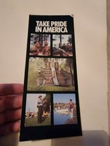 Vintage Brochure Travel Pamphlet Booklet Handout VTG Take Pride In America - £7.33 GBP