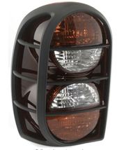 Tail Light Halogen Driver Side Clear &amp; Red Lens Tail Lamp W/Guard Model ... - £47.06 GBP