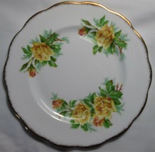 Royal Albert Tea Rose Yellow Pattern# 85119 Salad Plate Scalloped - £16.22 GBP