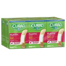 Curad Plastic 480 Pack 4-Sided Seal Bandages. - £8.69 GBP