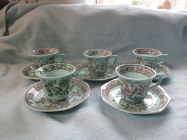 Vintage Set Of Five Adams Cups And Saucers - £19.66 GBP