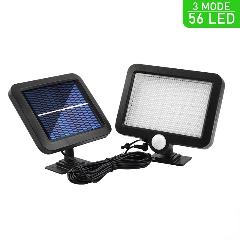Solar LED Split Wall Lamp Outdoor Waterproof 3 Mode Motion Sensor Lamps ... - £168.74 GBP