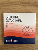 Silicone Scar Tape  1.6&quot; x 120&quot; Improves appearance of damaged skin NEW - £12.68 GBP