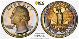 Toned 1972 S PR 68 CAM Washington Quarter PCGS Graded Certified Authenti... - £46.77 GBP