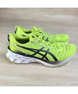 Asics Novablast 2 Green Black White Athletic Running Shoes Sneakers Size 11 - $1,688.66 MXN