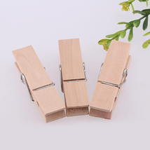 30Pcs Large Wooden Clothespins, Sturdy and Heavy Duty Clothes Pins for H... - £15.31 GBP