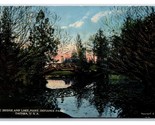 Rustic Bridge Point Defiance Park Tacoma Washington WA UNP DB Postcard R9 - $4.42