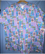Scrub Top womens 2xl Angels JIJ Uniforms JC Penny Tag Still Attached - $313.96 MXN
