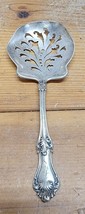 Vtg Sterling Silver Pierced Tomato Server R.W.S. Co. E. Keller &amp; Sons Monogram - £38.77 GBP