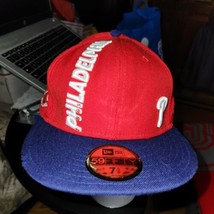 new era 59fifty philadelphia phillies fitted hat cap 7 5/8 - £8.54 GBP