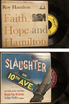 Lot-2 Slaughter on 10th Ave./Faith Hope Vg Hamilton 7&quot; 45 rpm record PET RESCUE - £5.76 GBP