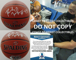 Rick Mahorn Detroit Pistons NJ Nets signed autographed basketball proof ... - £130.56 GBP