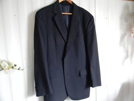 Jos. A. Bank 2-button midnite blue Gents Blazer sz42 100% Wool - £35.03 GBP