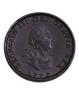 1799 Great Britain Farthing Coin in Extra Fine Conditon KM # 646 - €75,22 EUR