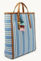 Fossil Camilla Blue / White Convertible Backpack Tote ZB7737772 NWT $198 MSRP FS - £89.95 GBP