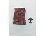 Lot Of (40) Brown Wooden Board Game Cubes - $21.77