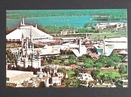 Walt Disney World Aerial View of Magic Kingdom UNP Vtg Postcard c1970s #01110362 - £6.38 GBP