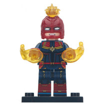 Captain Marvel (Full suit) Avengers Endgame Minifigures Block Toy Gift - £2.36 GBP