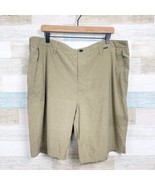 Hurley Phantom Walk Shorts Khaki Beige 9.5&quot; Inseam Quick Dry Stretch Men... - £30.18 GBP